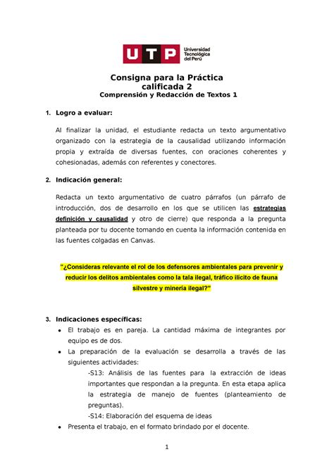 U4 GC N01I PC2Consigna 23C1M 1685176629 Consigna para la Práctica