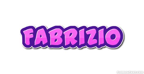 Fabrizio Logo Herramienta De Dise O De Nombres Gratis De Flaming Text