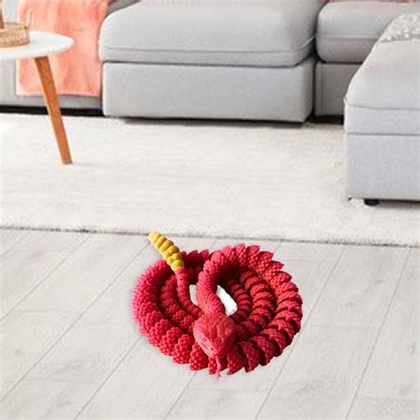 Hadanceo Rattlesnake Model Figurines Eco-friendly Perfect Craft