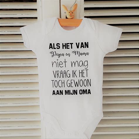 Baby Rompertje Met Tekst Cadeau Vraag Oma