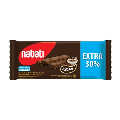 Nabati Richoco Chocolate Cream Wafer 40g Shopee Malaysia