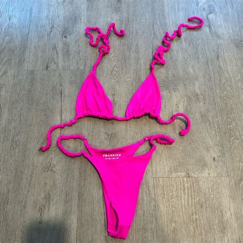 Frankie S Bikinis Swim Frankies Bikinis Hope Skimpy Triangle Bikini