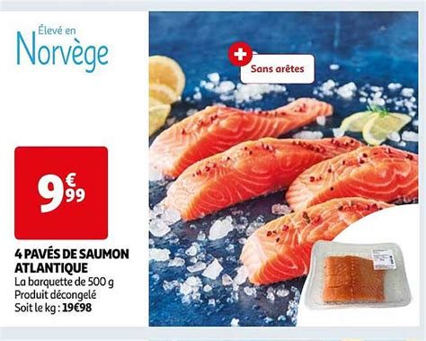 Promo Pav S De Saumon Atlantique Chez Auchan Icatalogue Fr