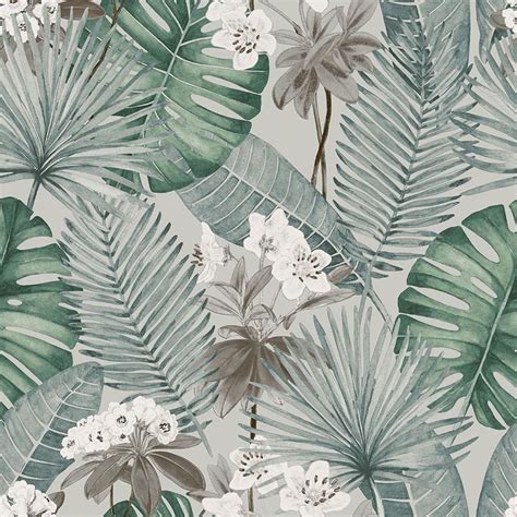 Papel Pintado Vegetaci N Tropical Aruba De Kemen Wallcoverings