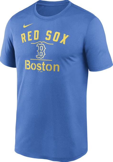 Nike Boston Red Sox City Connect Legend Mens Dri Fit Mlb T Shirt In Blue Shopstyle