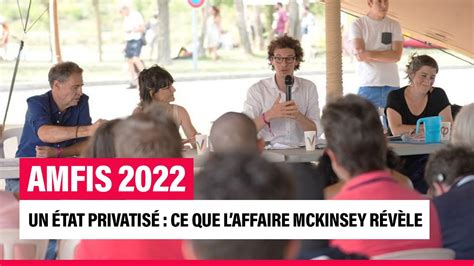 Un Tat Privatis Ce Que Laffaire Mckinsey R V Le Amfis Youtube