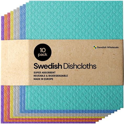 A Pack Of Swedish Dishcloths So You Can Cut Down Your Paper Towel