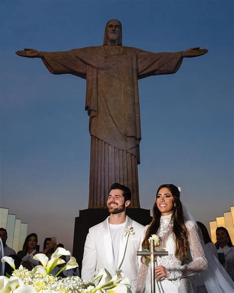 Casamento De Alok E Romana No Cristo Redentor Pronta Para O Sim