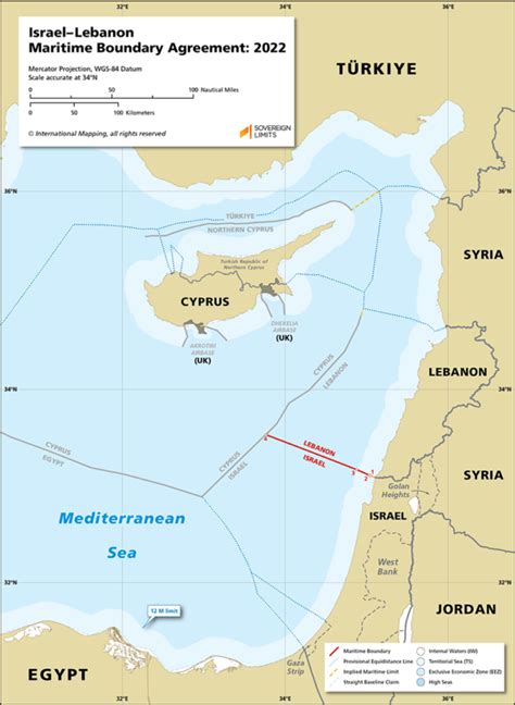 Israellebanon Maritime Boundary Sovereign Limits