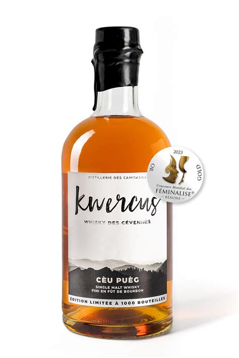 Whisky Kwercus Cèu Puèg 70cl Distillerie des Camisards Whisky et