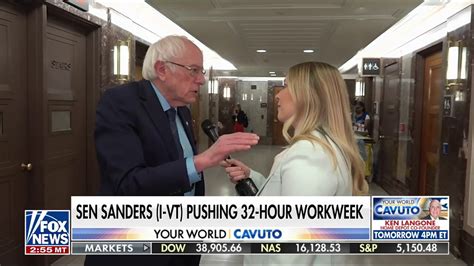 Bernie Sanders Pushing For 32 Hour Workweek Fox News Video