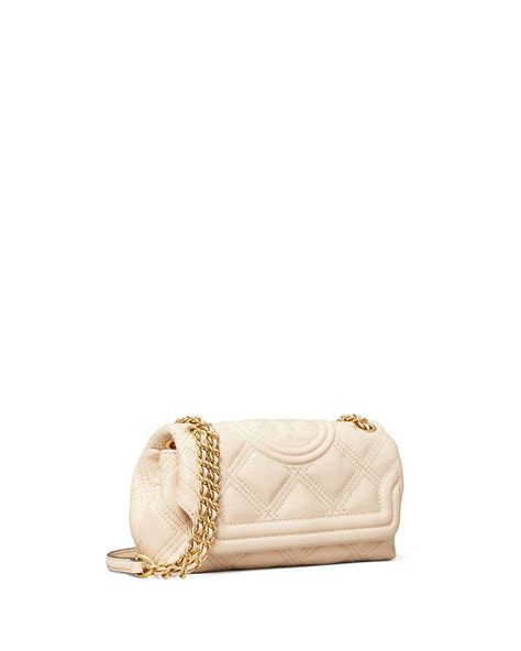 Tory Burch Fleming Mini Shoulder Bag In Natural Lyst Canada