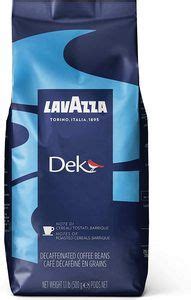 Lavazza Dek Whole Bean Decaffeinated Dark Espresso Roast Coffee Blend