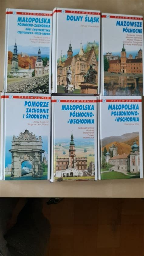 Przewodniki po regionach Polski zestaw 6 1 książek Warszawa Kup