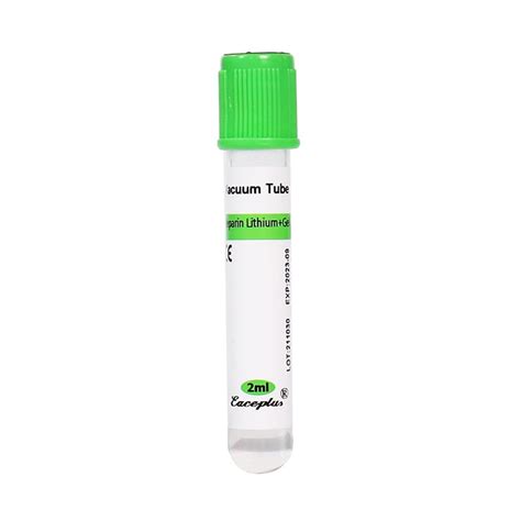 Lithium Heparin Blood Collection Tubes Blood Collection Tube Prp