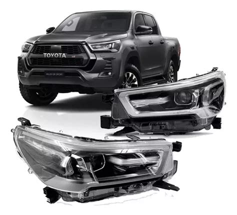 Par Farol Toyota Hilux Srv Sr Srx Led Parcelamento