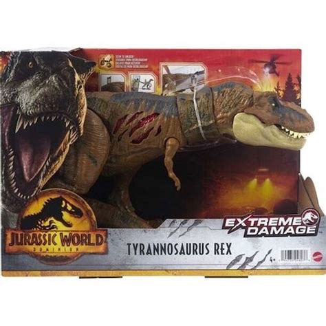 Jurassic World Exreme Damage Tyrannosaurus Rex Dinosaur Action Figure The Model Shop