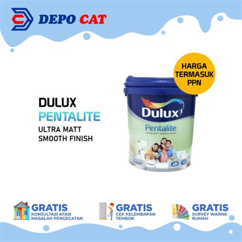 Jual DULUX PENTALITE Antibac 2290 Brilliant White 20L CAT TEMBOK