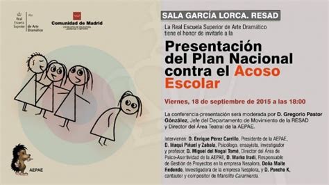 Presentaci N Plan Nacional Prevenci N Acoso Escolar Aepae