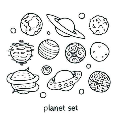 Dibujos De Planetas Pdf Para Colorear Vsun