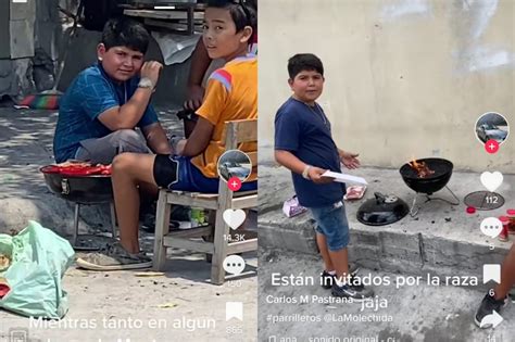 Video Ni Os Arman La Carnita Asada En Monterrey Y Se Vuelven Virales