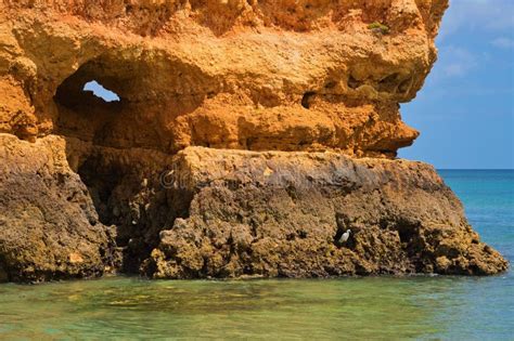 Plage Du DA Dona Ana De Praia Lagos Portuga Photo Stock Image Du