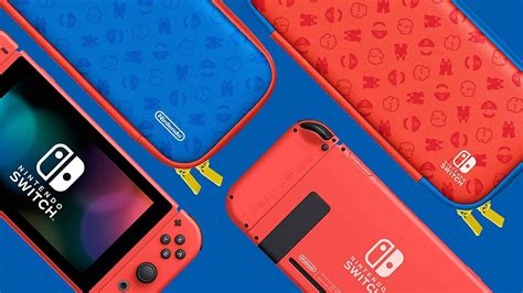 Nintendo Switch Mario Red & Blue Edition (Maxsoft Warranty)