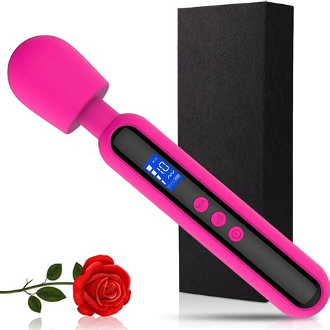 Usb Lcd Display Av Stick 10 Frequency 4 Speed Wand Massagersex Toy China Av Wand And Sex Toys