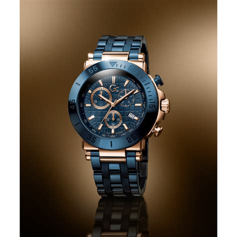 Montre Gc Homme Bo Tier Acier Pvd Dor Rose Brillant Mes Bijoux Fr