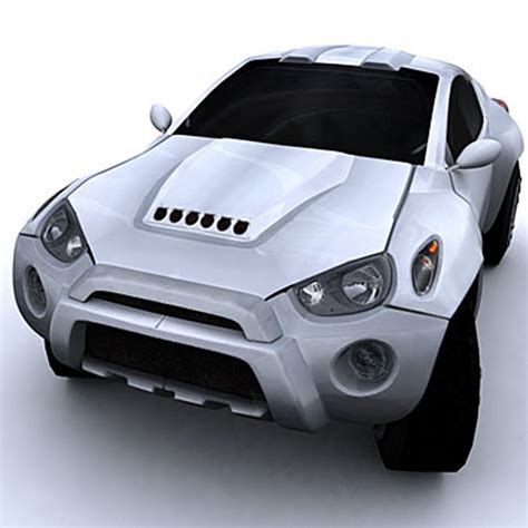 toyota rsc concept car 3d model