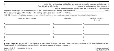 Corporate Authorization Resolution Pdf Form Formspal