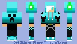 Blue Hoodie Boy Minecraft Skin