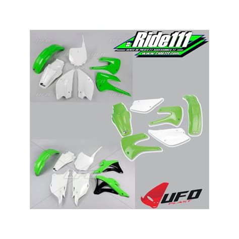 Kit Plastiques Ufo Type Origine Kawasaki Kx