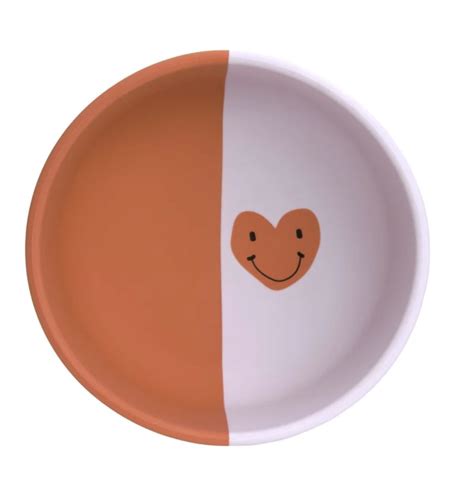 LÄSSIG Lässig Silicone Bowl Happy Rascals Heart Lavender detail