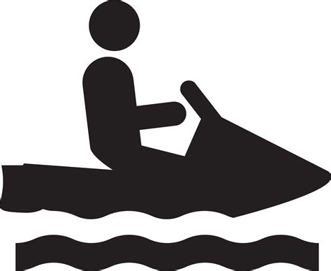 Icon Silhouette Jet Ski Vector Clipart Full Size Clipart 5614926 Images And Photos Finder