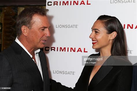 Kevin Costner And Gal Gadot Arrive For The Uk Premiere Of Criminal