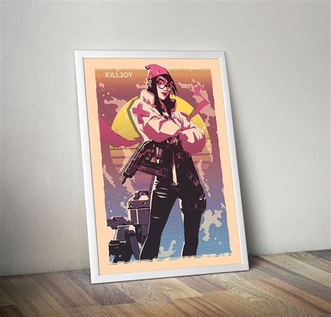 Killjoy Valorant Poster Valorant Valorant Poster Gamer Room - Etsy