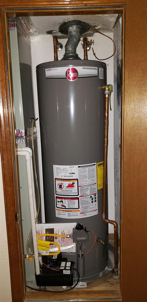 Fit a (hot) water softener & tankless water heater into the space of a