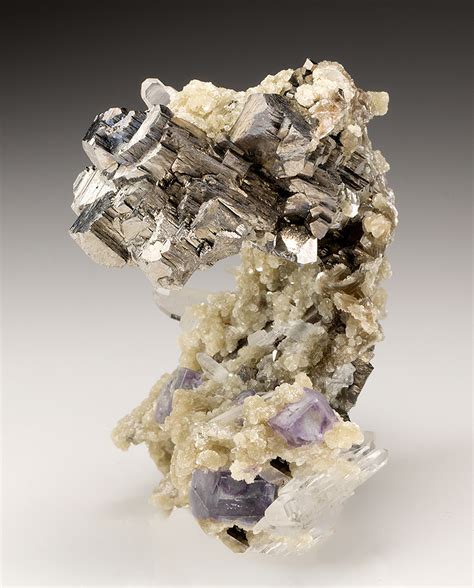 Arsenopyrite With Fluorite Quartz Muscovite Minerals For Sale