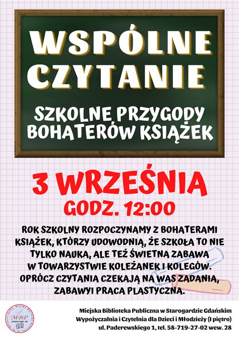 Wsp Lne Czytanie Szkolne Przygody Bohater W Ksi Ek Miejska