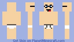 Naked Nerd Minecraft Skin