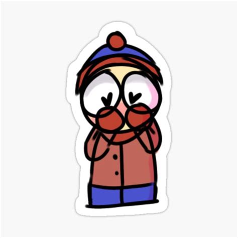 South Park Stan Sticker Sticker For Sale By Rileyisntcoool Redbubble