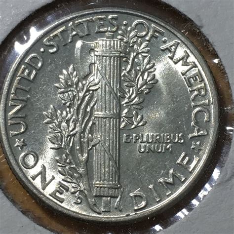 1943 D Mercury Dimes Winged Liberty Silver Dime Fb Etsy