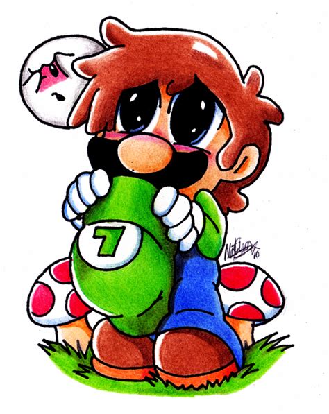 Chibi Luigi by NatSilva on DeviantArt