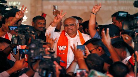 Bhupendra Patel To Take Oath As Gujarat Cm For Second Consecutive Term