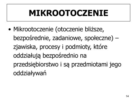 OTOCZENIE PRZEDSIĘBIORSTWA ppt pobierz