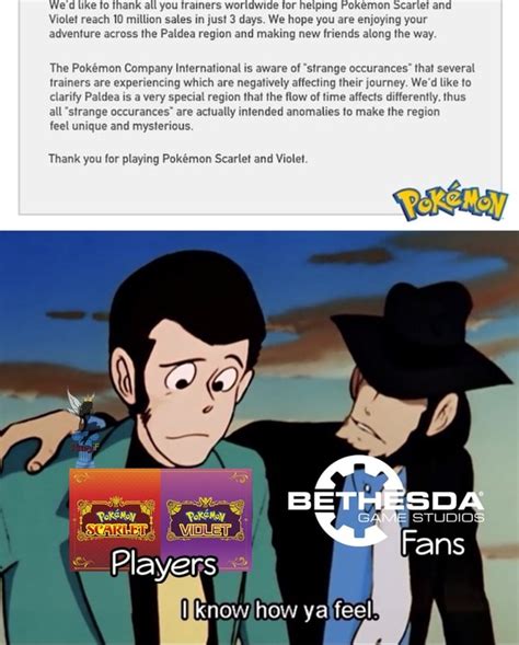 We Like To Thank All You Trainers Worldwide For Helping Pokemon Scarlet