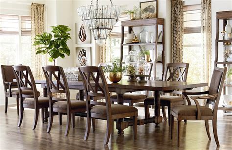 Compass 104 Trestle Dining Table By Bassett Furniture Contemporary Dining Room Other By