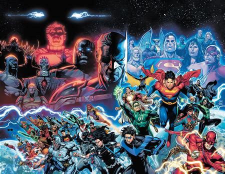 Dark Crisis On Infinite Earths Daniel Sampere Wraparound Cover