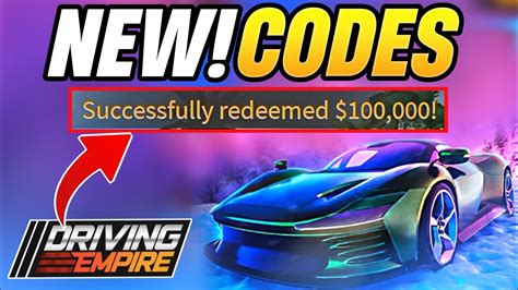 New Update Driving Empire Codes January Driving Empire Codes